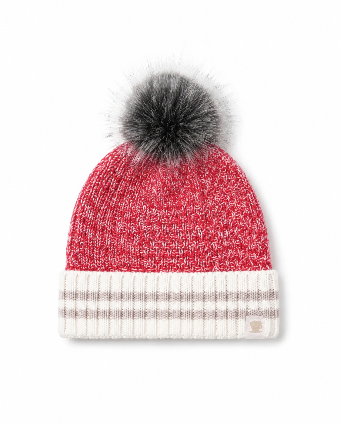 Canadiana Knit Hat - Deep Red