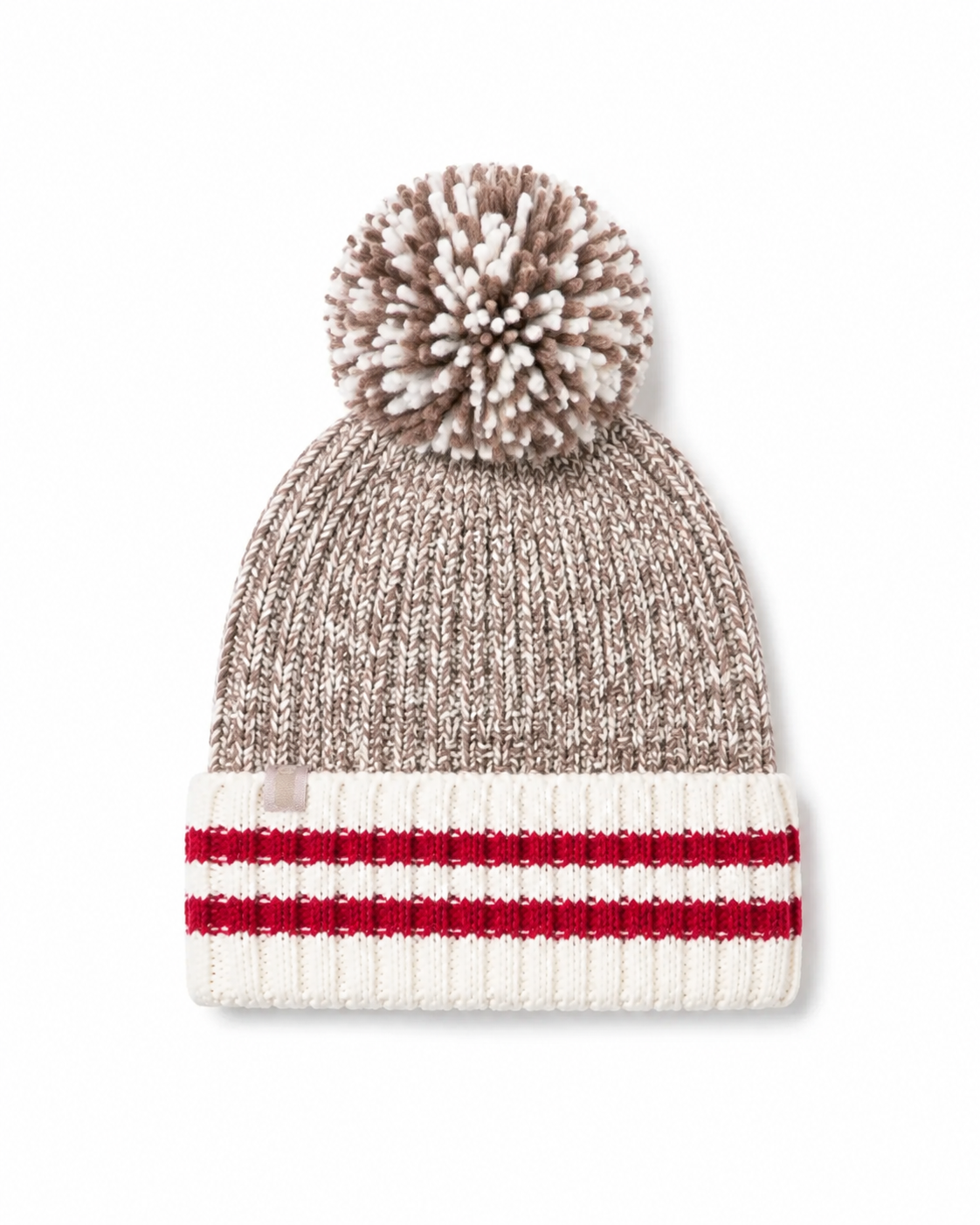 Canadiana Plush Beanie Hat With Pom Pom - Fungi