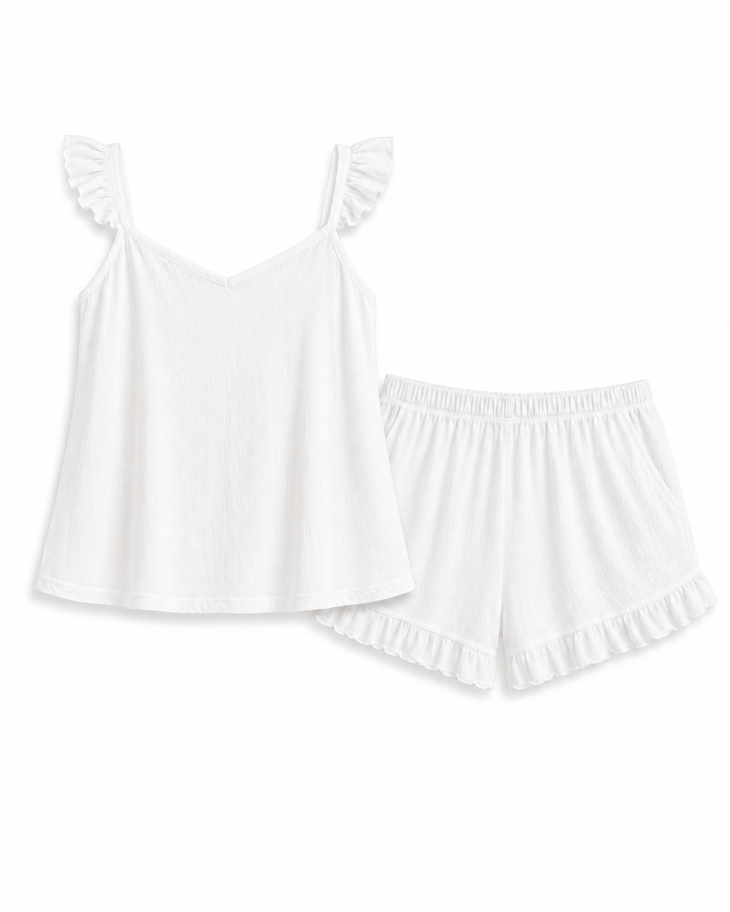 Ruffled Cami & Shorts Set