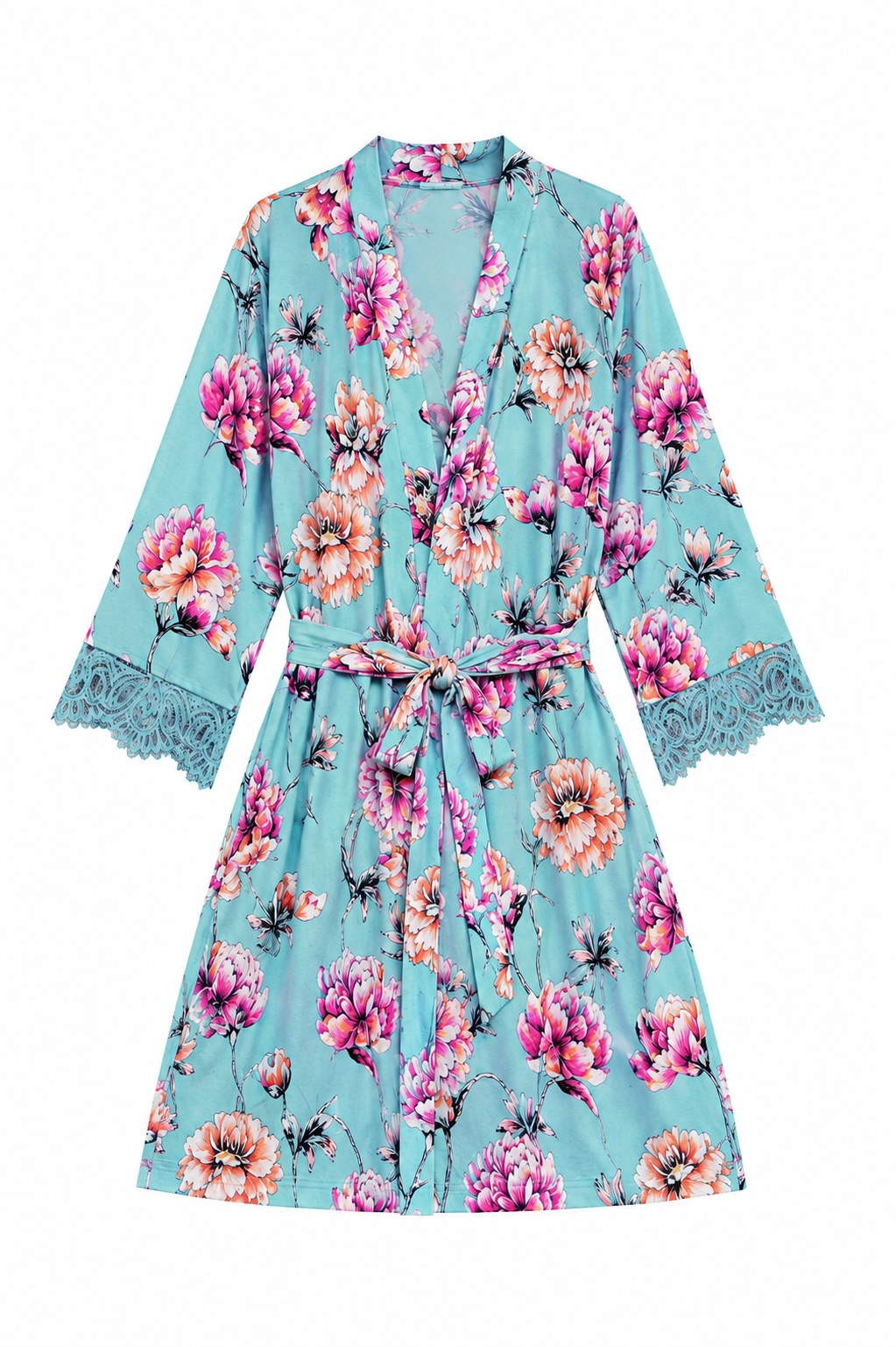 Lace 3/4 Sleeve Robe