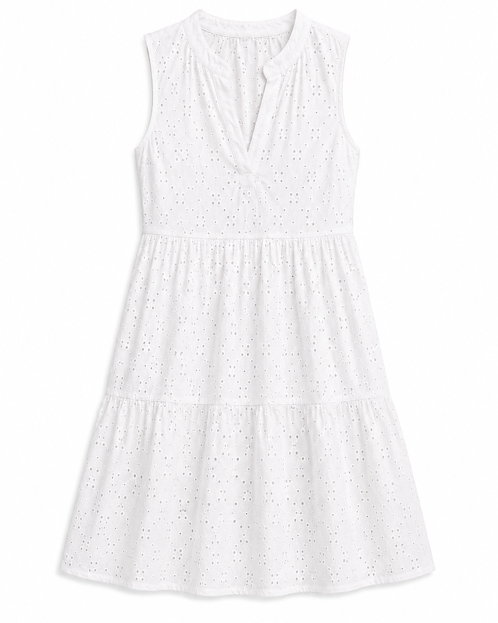 Band Collar Cover Up-Dress