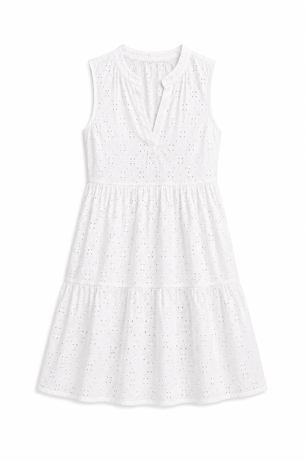 Band Collar Cover Up-Dress