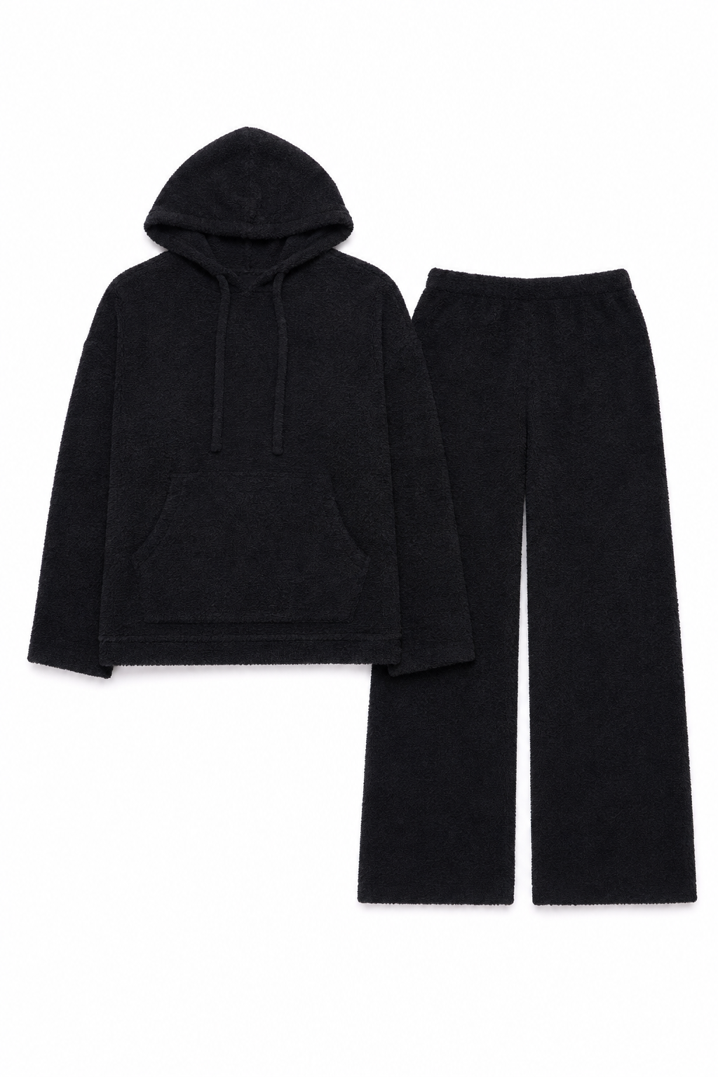 Chenille Hoodie & Flare Pant Set