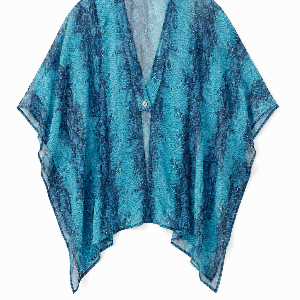 Chiffon Poncho Cover-Up