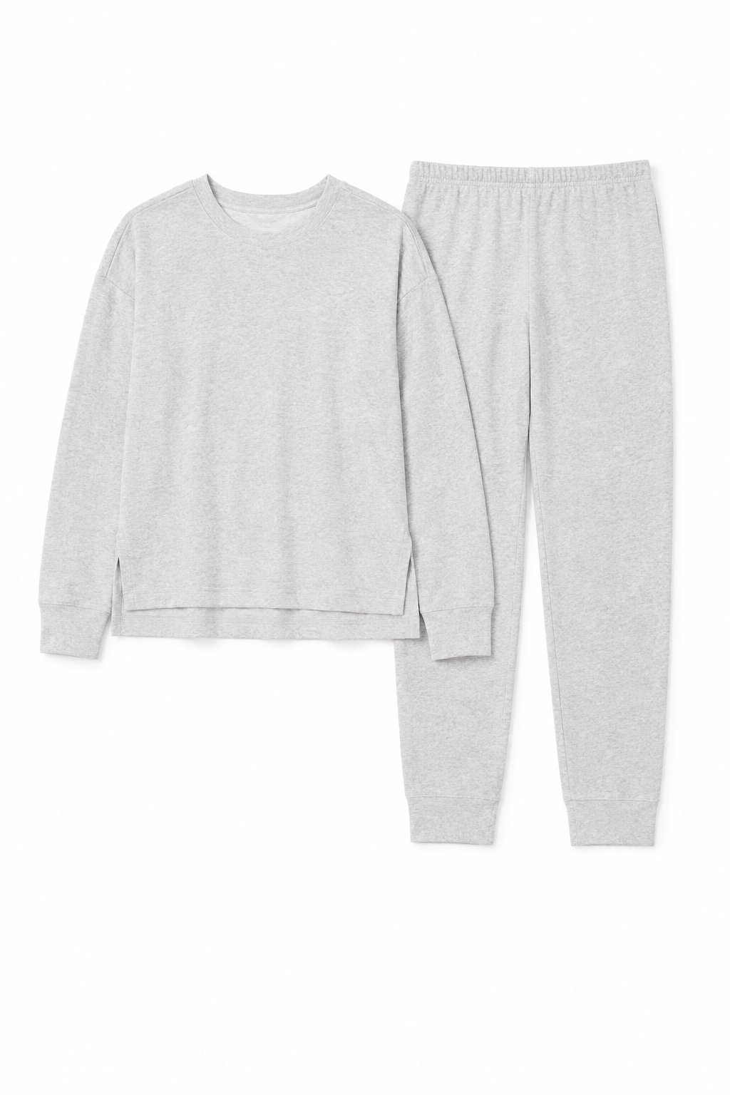 Long Sleeve Drop Shoulder Top & Jogger Set