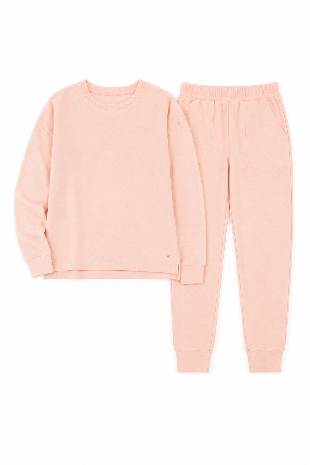 Long Sleeve Drop Shoulder Top & Jogger Set