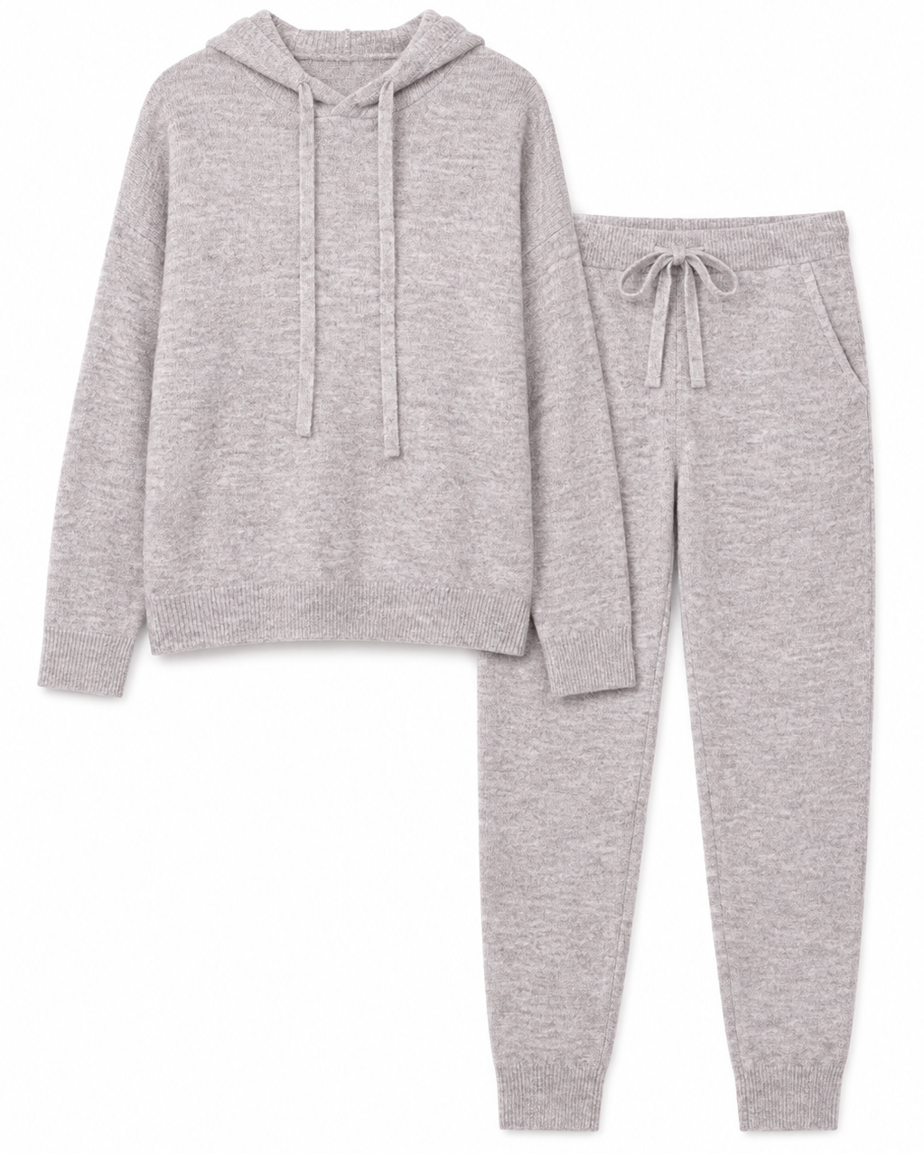 Sweater Knit Hoodie & Jogger Set