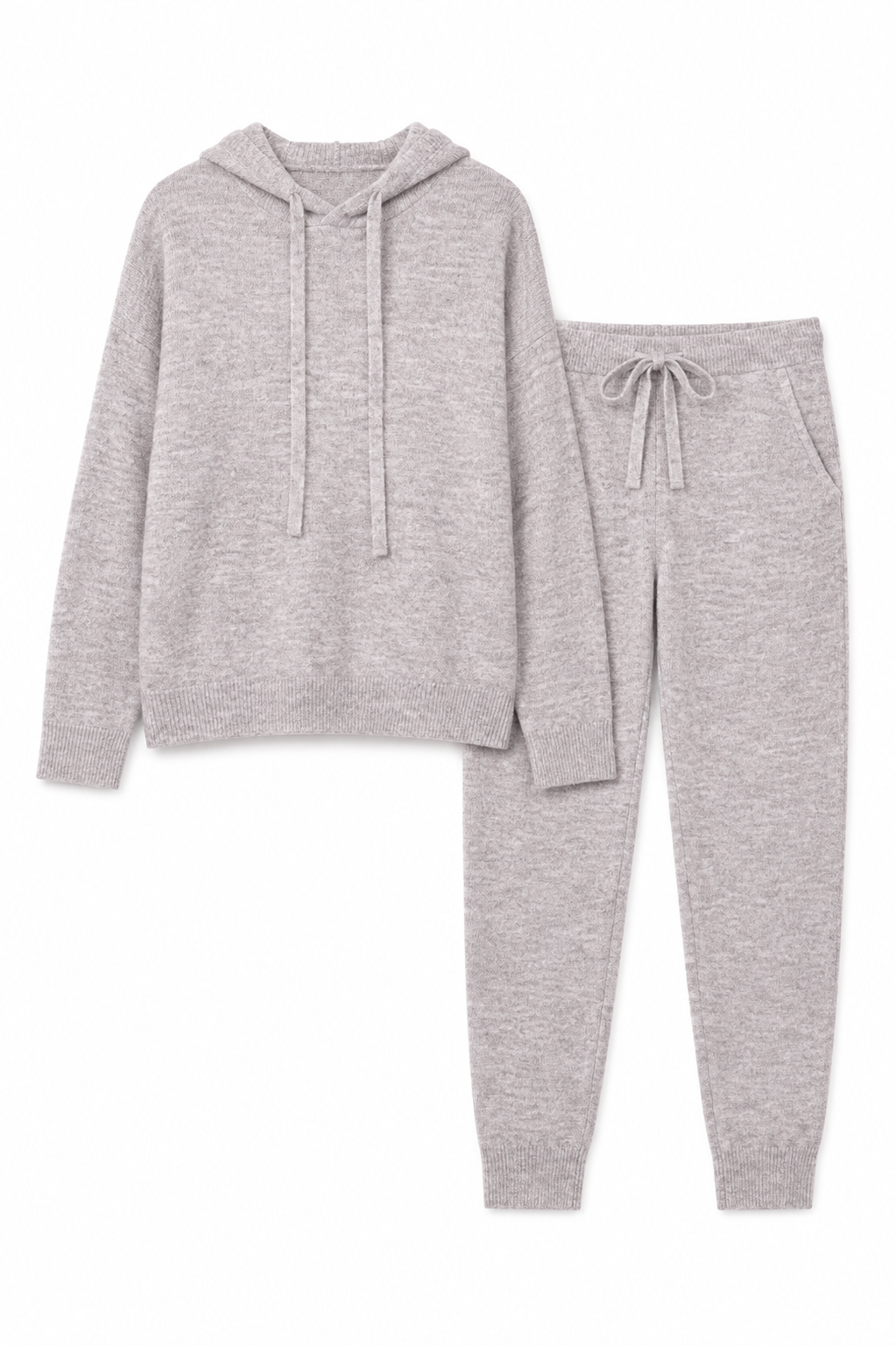 Sweater Knit Hoodie & Jogger Set