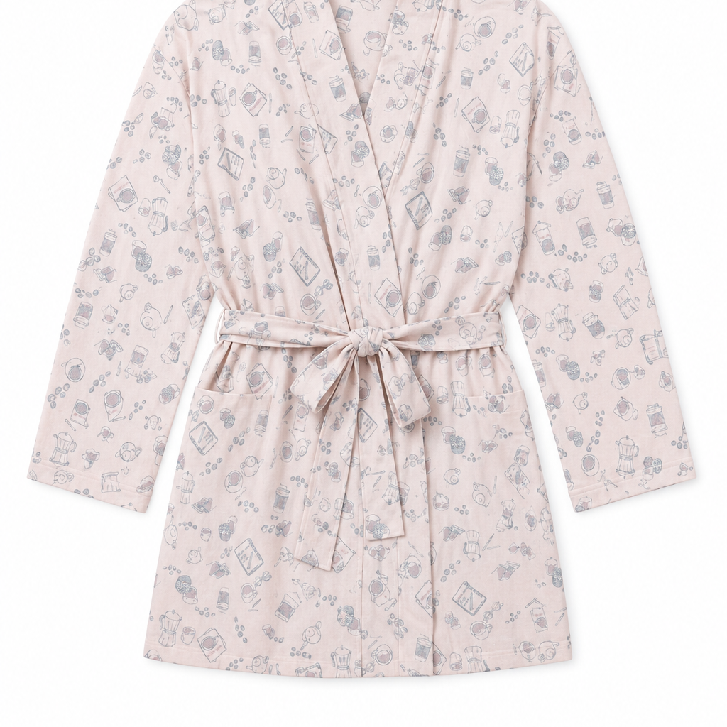Java And Script Wrap-It-Up Reading Robe - Millennial Pink