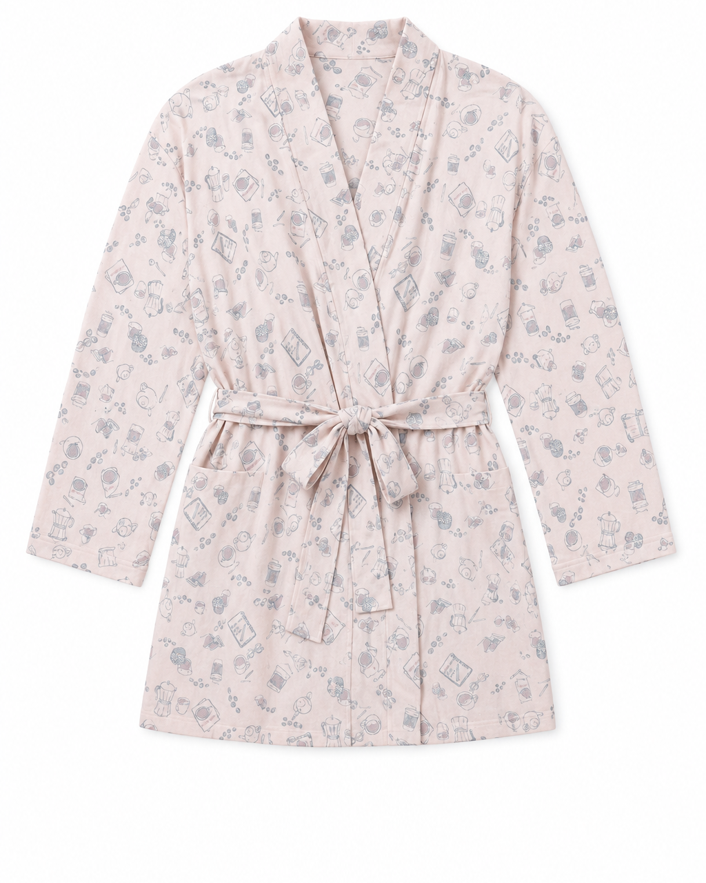 Java And Script Wrap-It-Up Reading Robe - Millennial Pink