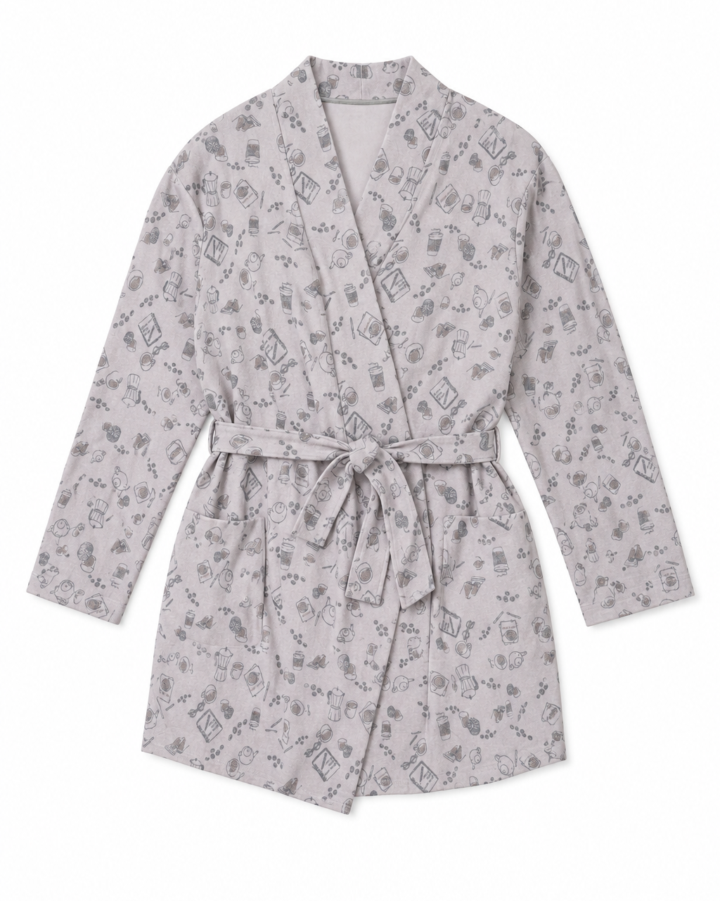 Java And Script Wrap-It-Up Reading Robe - Silver Cloud