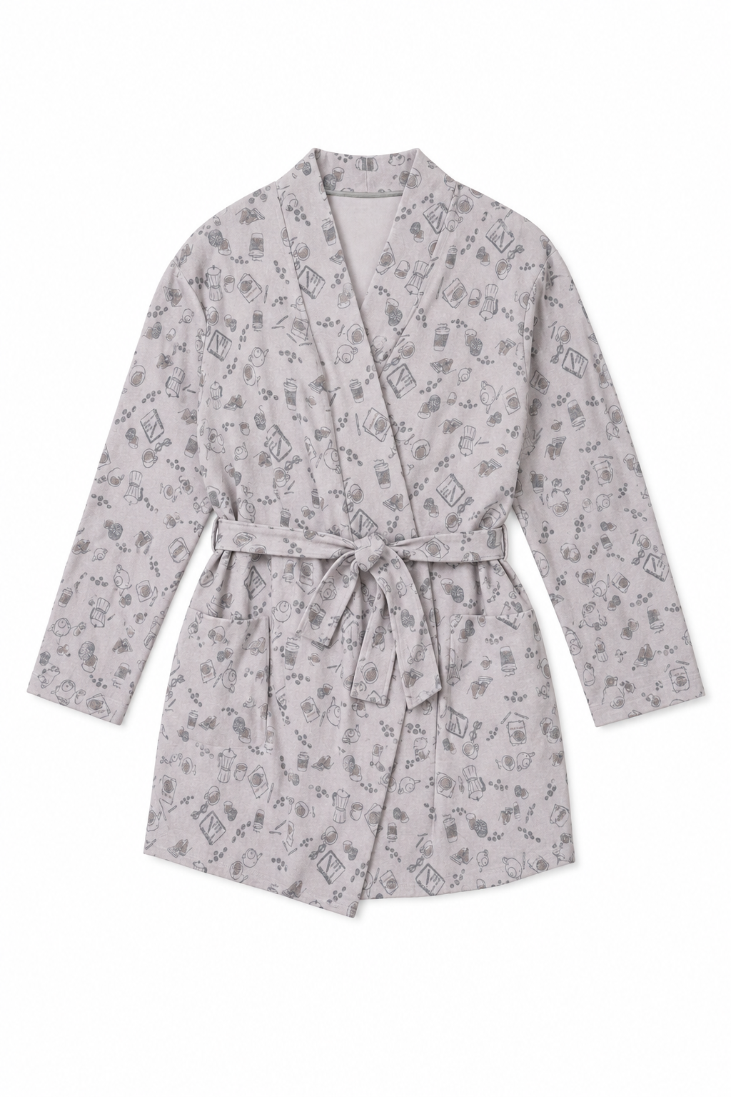 Java And Script Wrap-It-Up Reading Robe - Silver Cloud