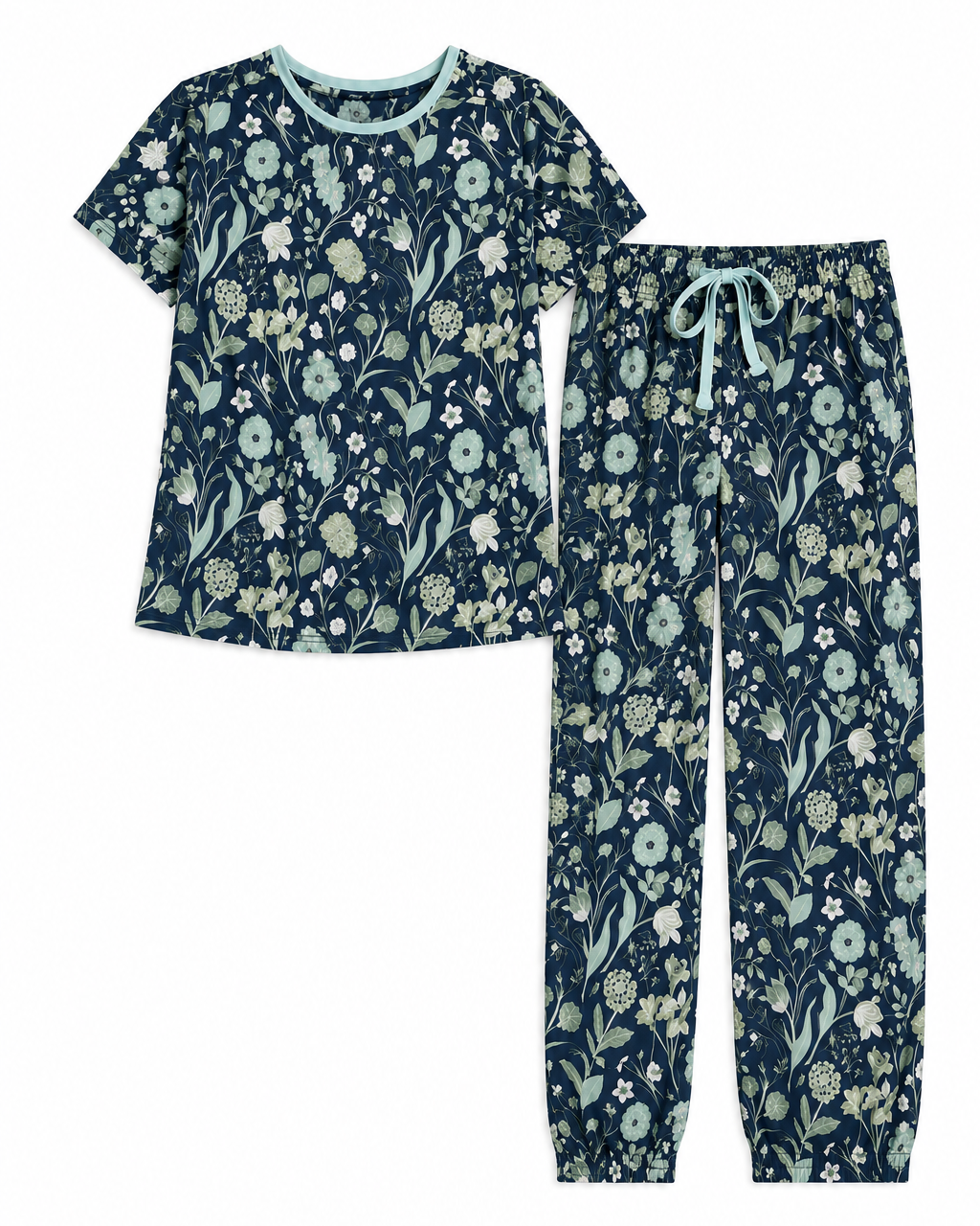 Drop shoulder tee & jogger set