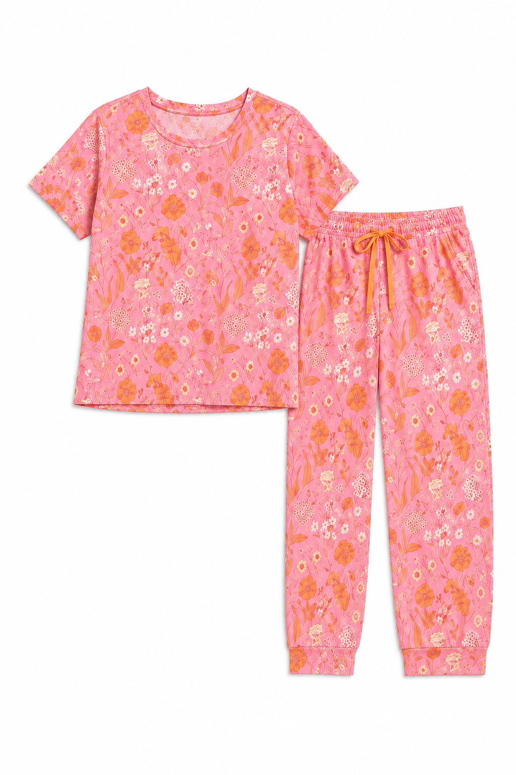 Drop shoulder tee & jogger set