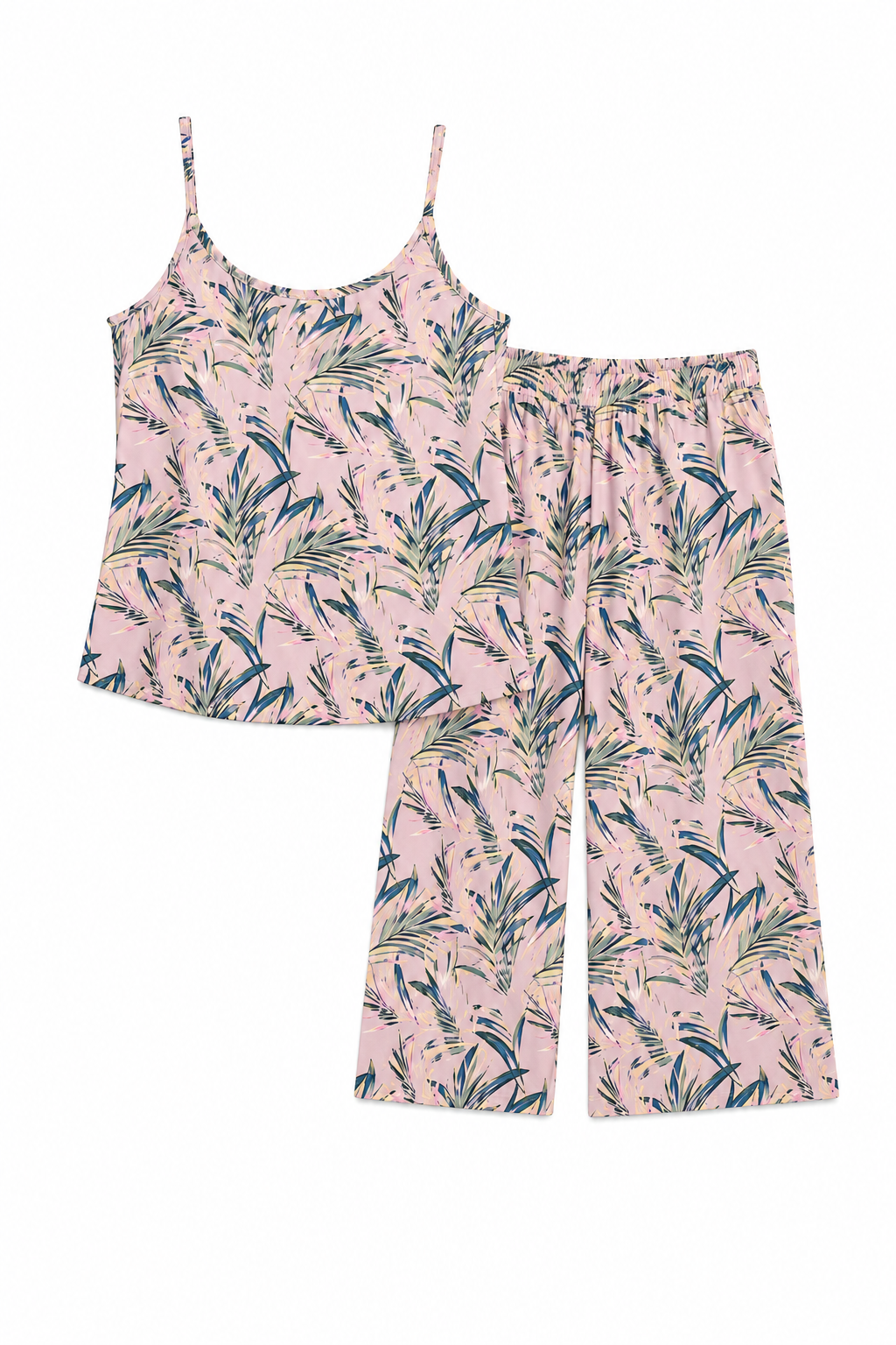 Cami & High Waist Capri Set