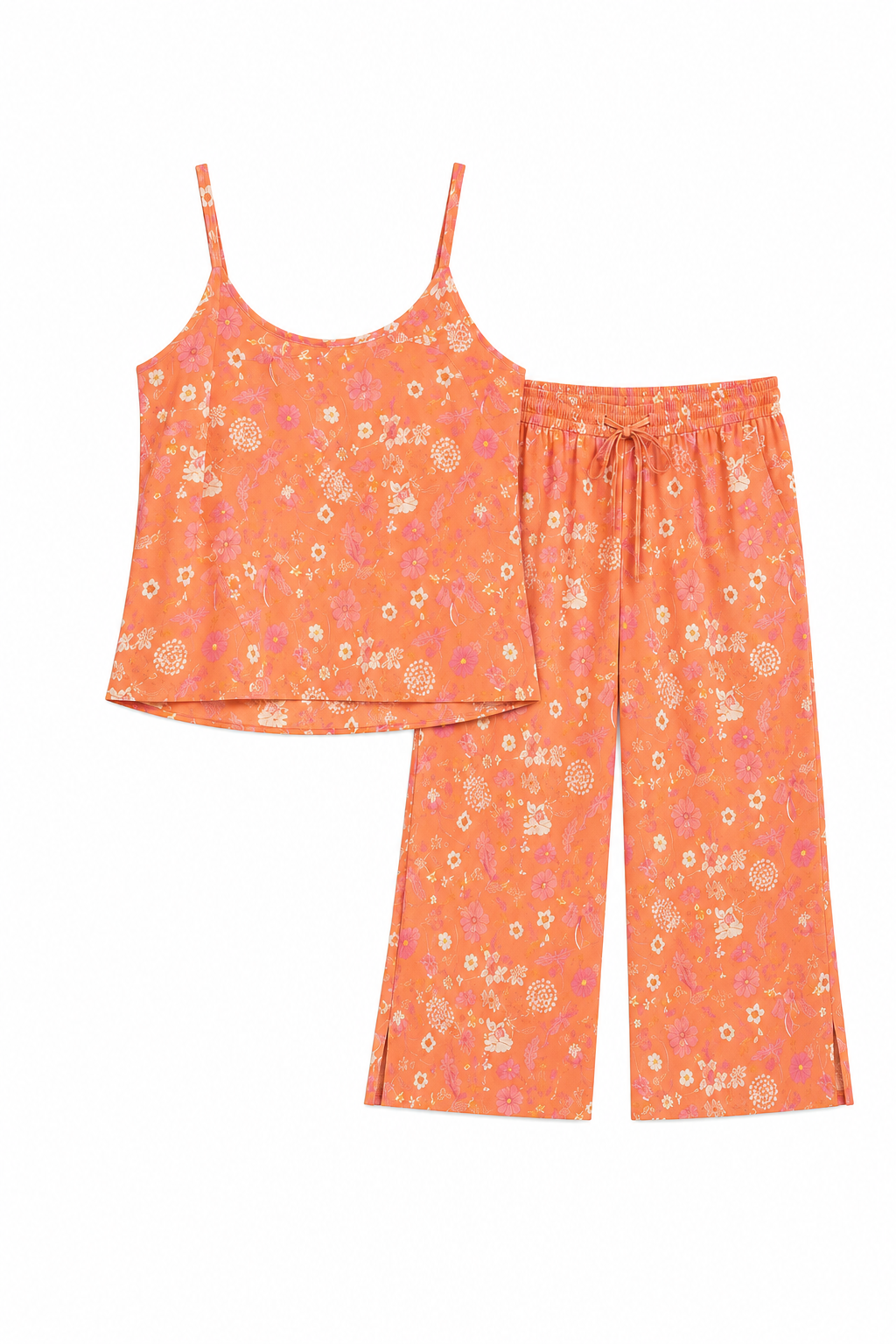 Cami & High Waist Capri Set