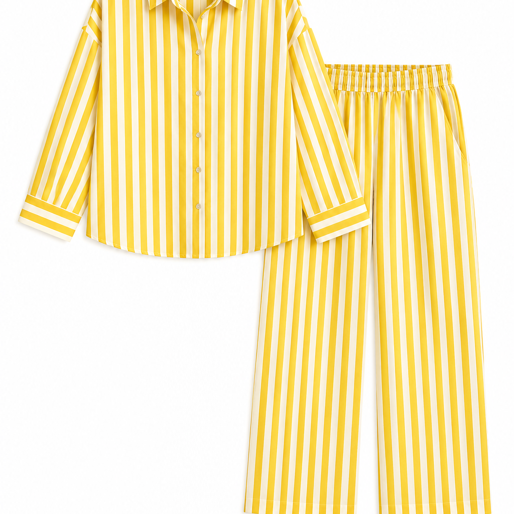 Drop shoulder 3/4 shirt & capri set