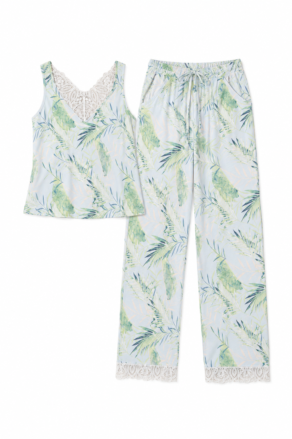 LACE TANK & PANT SET