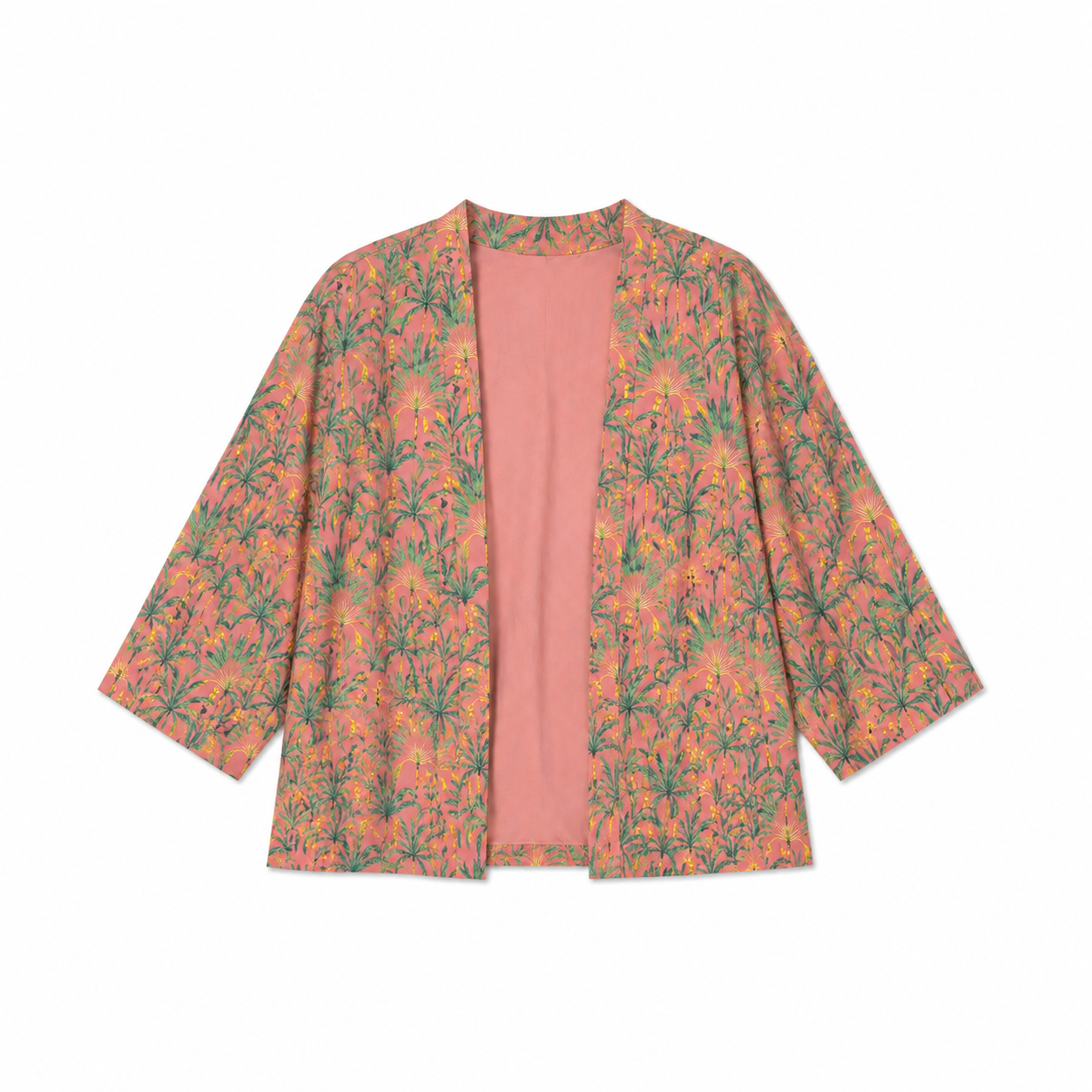 Silk Like Viscose Kimono Lined Robe