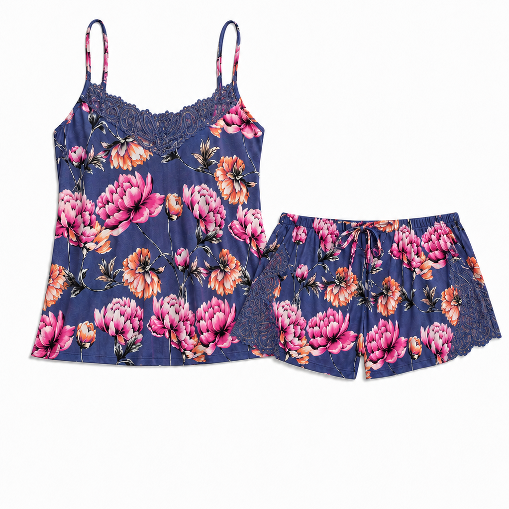 Lace Cami & Shorts Set