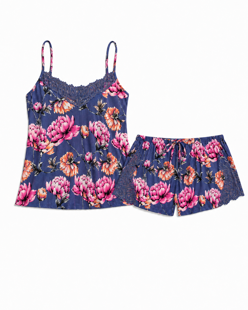 Lace Cami & Shorts Set