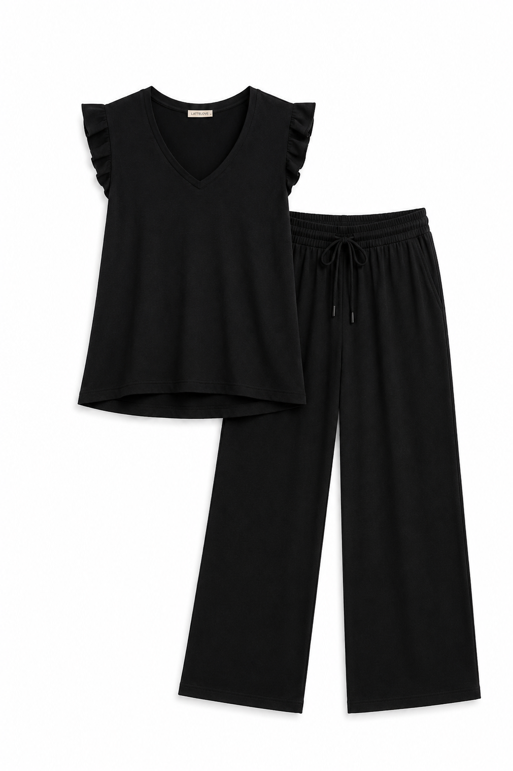 Ruffle top & pant set