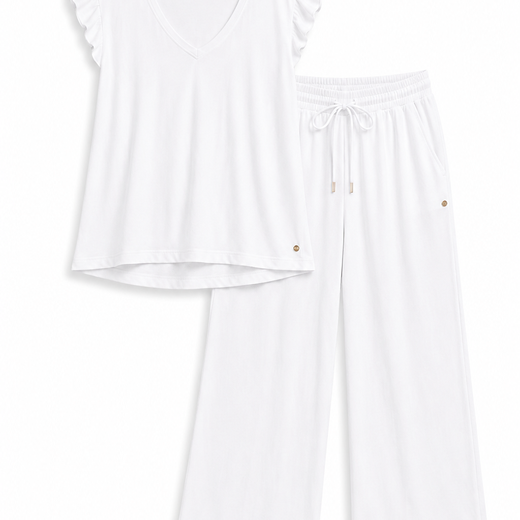 Ruffle top & pant set