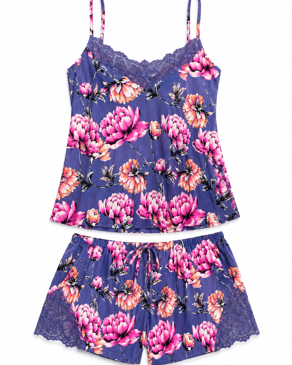 Lace Cami & Shorts Set