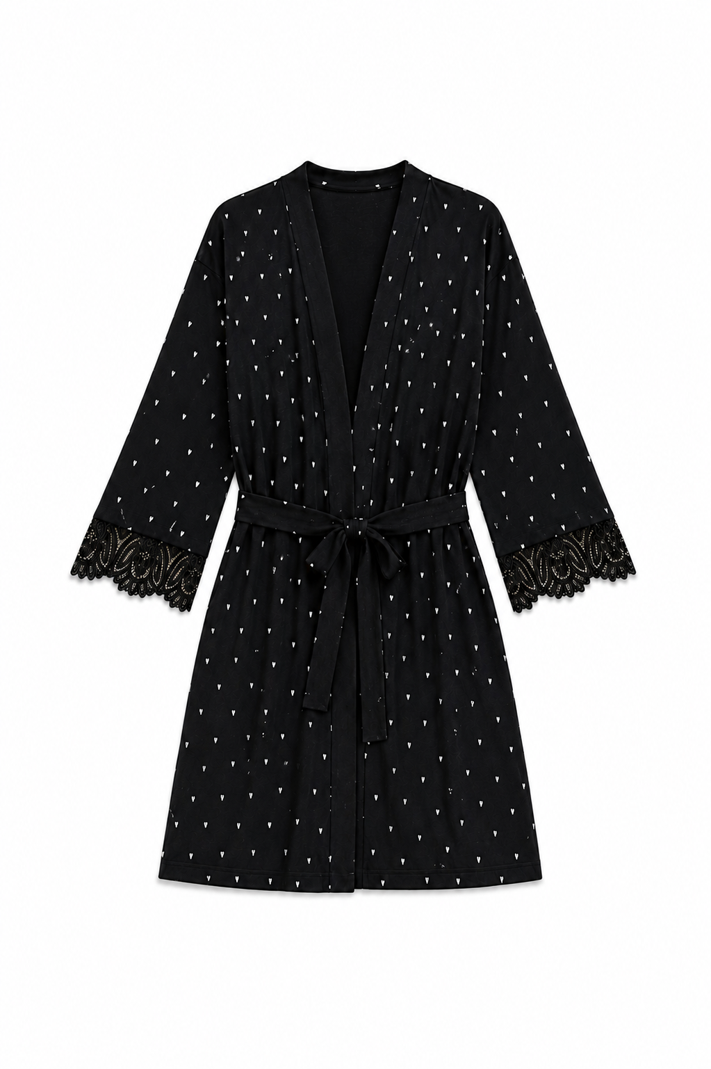 Lace 3/4 Sleeve Robe