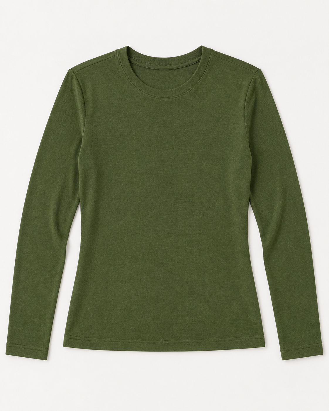 SOFT RELAXED ROUND NECK LONG SLEEVE TOP