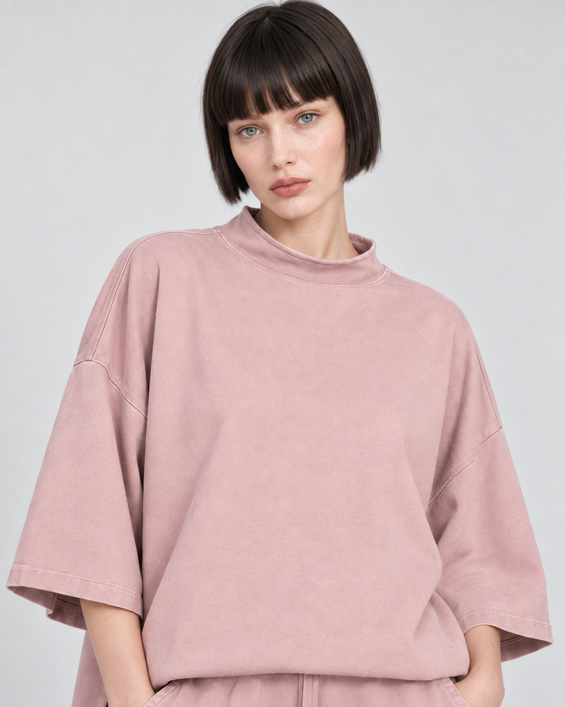 French Terry Oversized Top