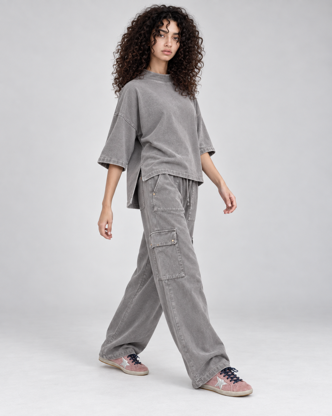 French Terry Oversized Top