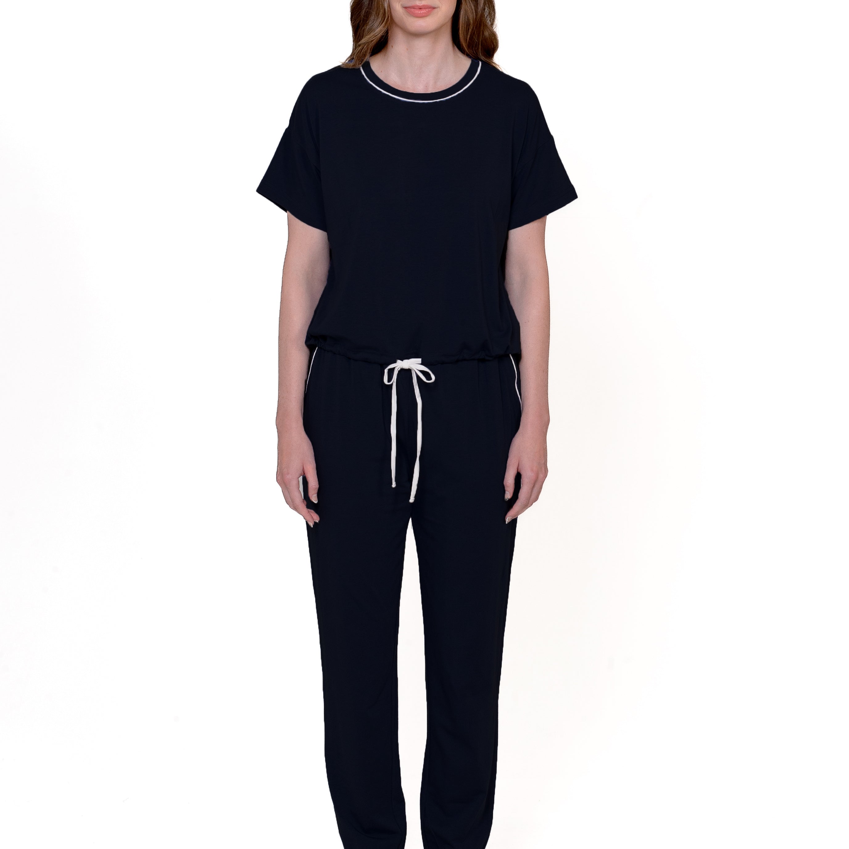 Drop shoulder tee & jogger set