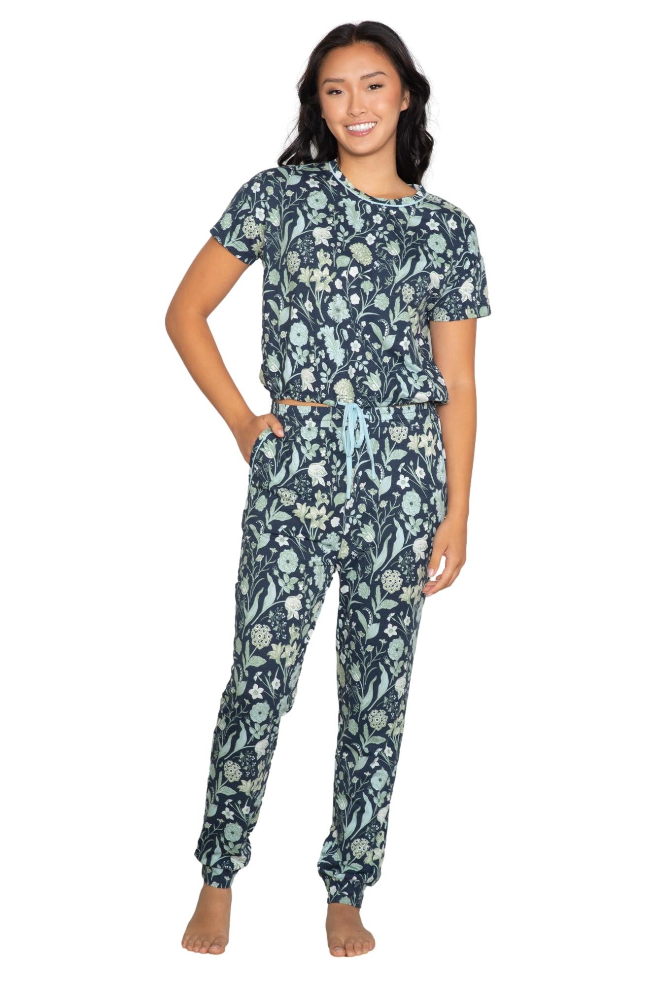 Drop shoulder tee & jogger set