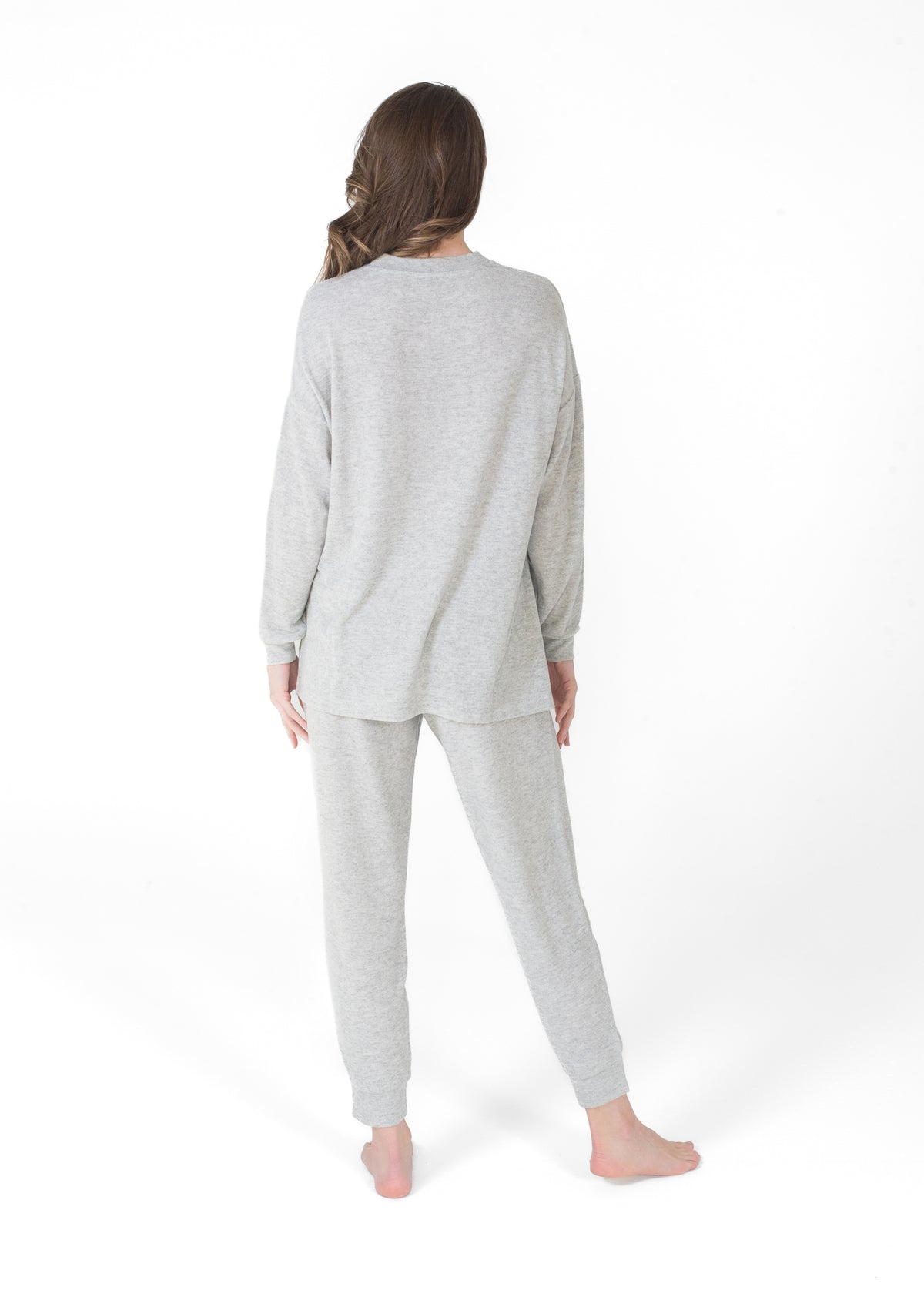 LS DROP SHOULDER TOP & JOGGER SET