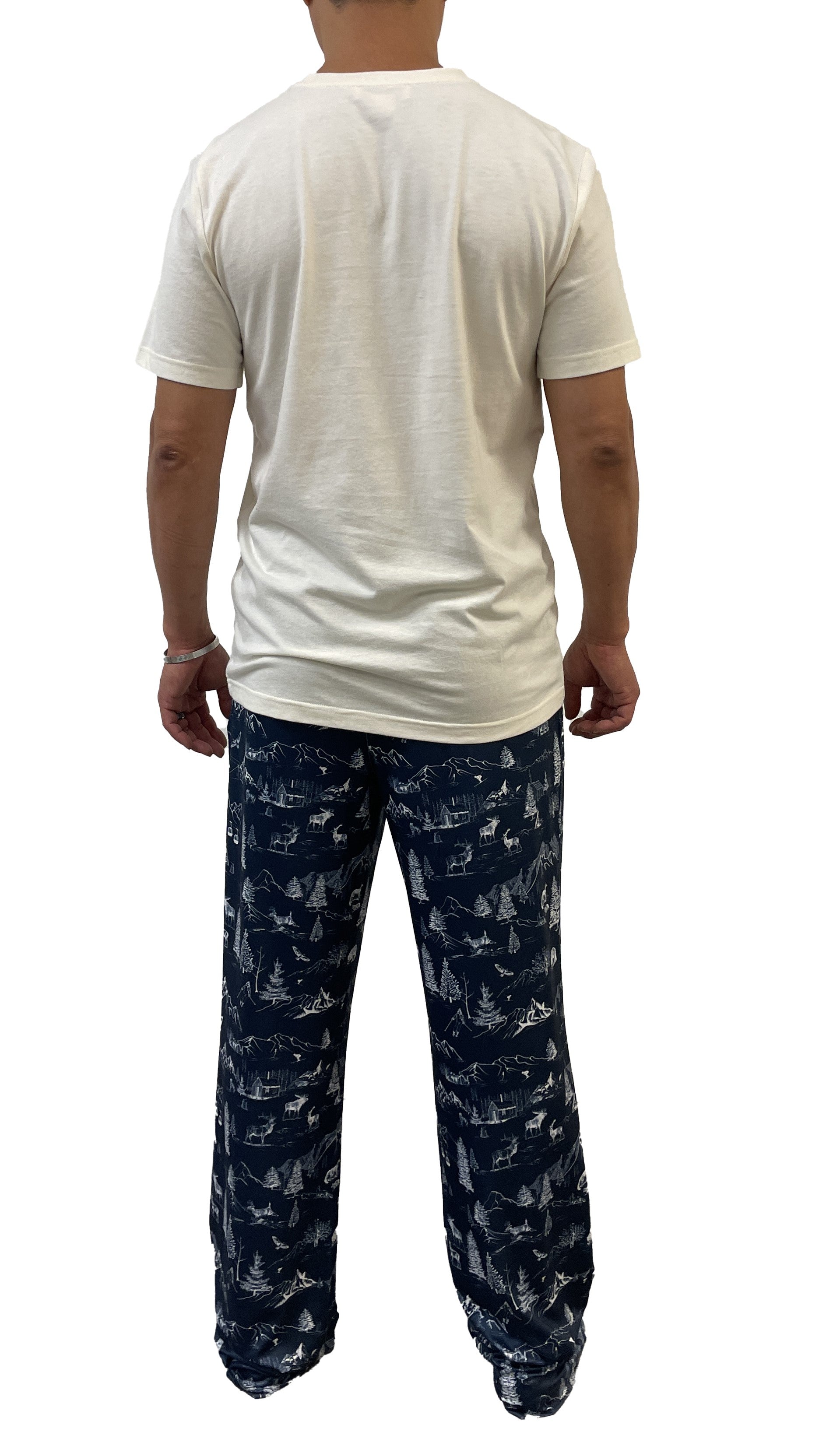 Men T-Shirt & Pajama Pants Gift Set
