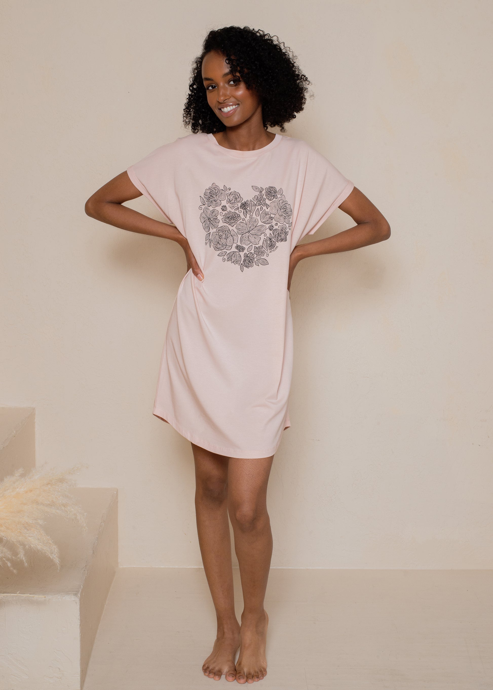 Graphic Sleep T (Modal Blend)