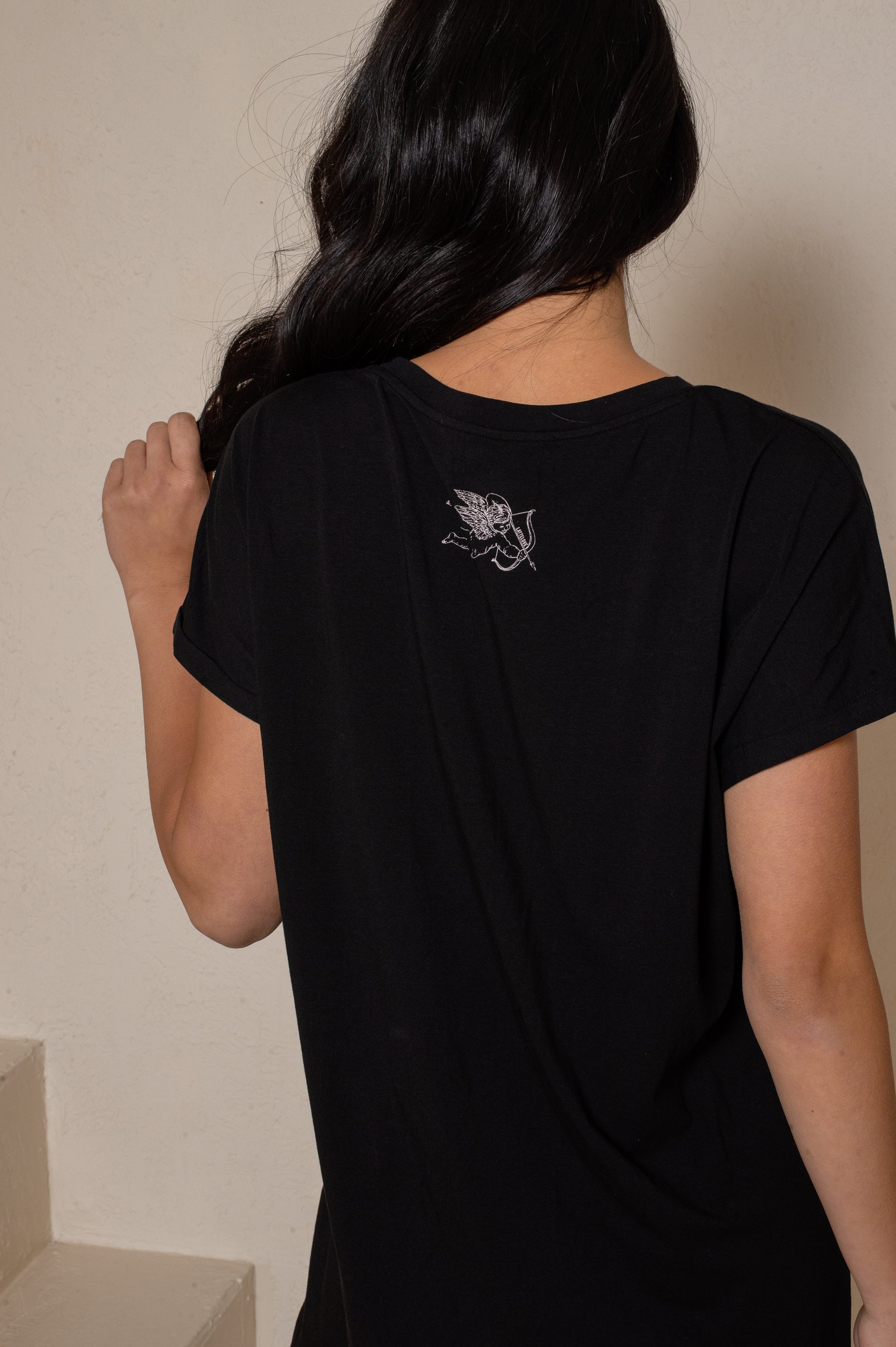 Graphic Sleep T (Modal Blend)
