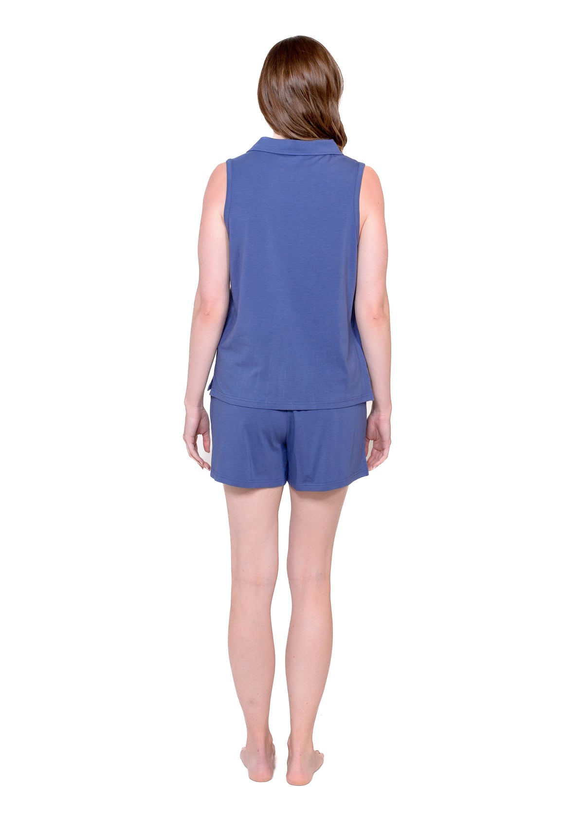 SLEEVELESS POLO & SHORT SET