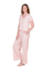 V NECK TEE & WIDE LEG LOUNGE PANT SET