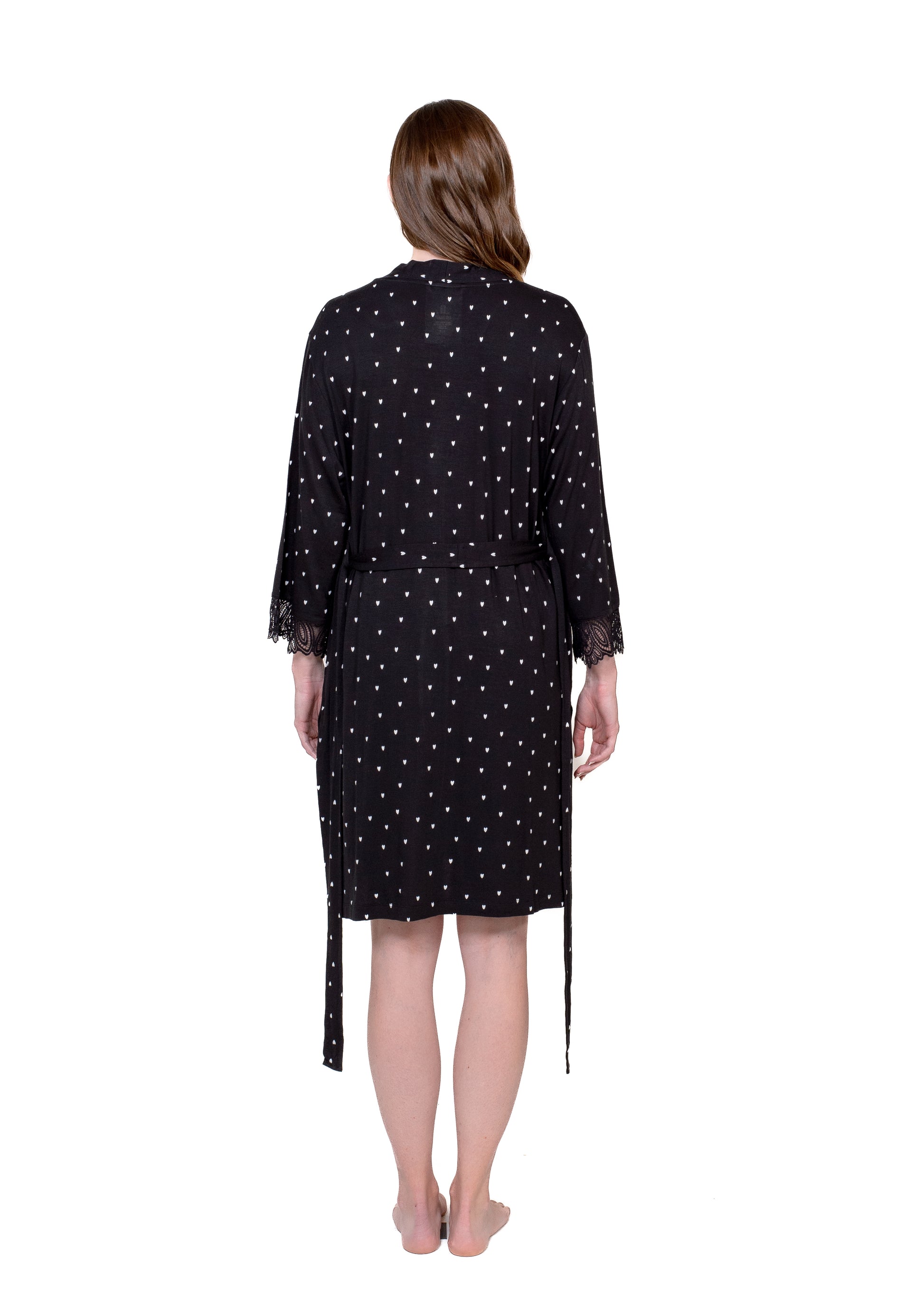 Lace 3/4 Sleeve Robe