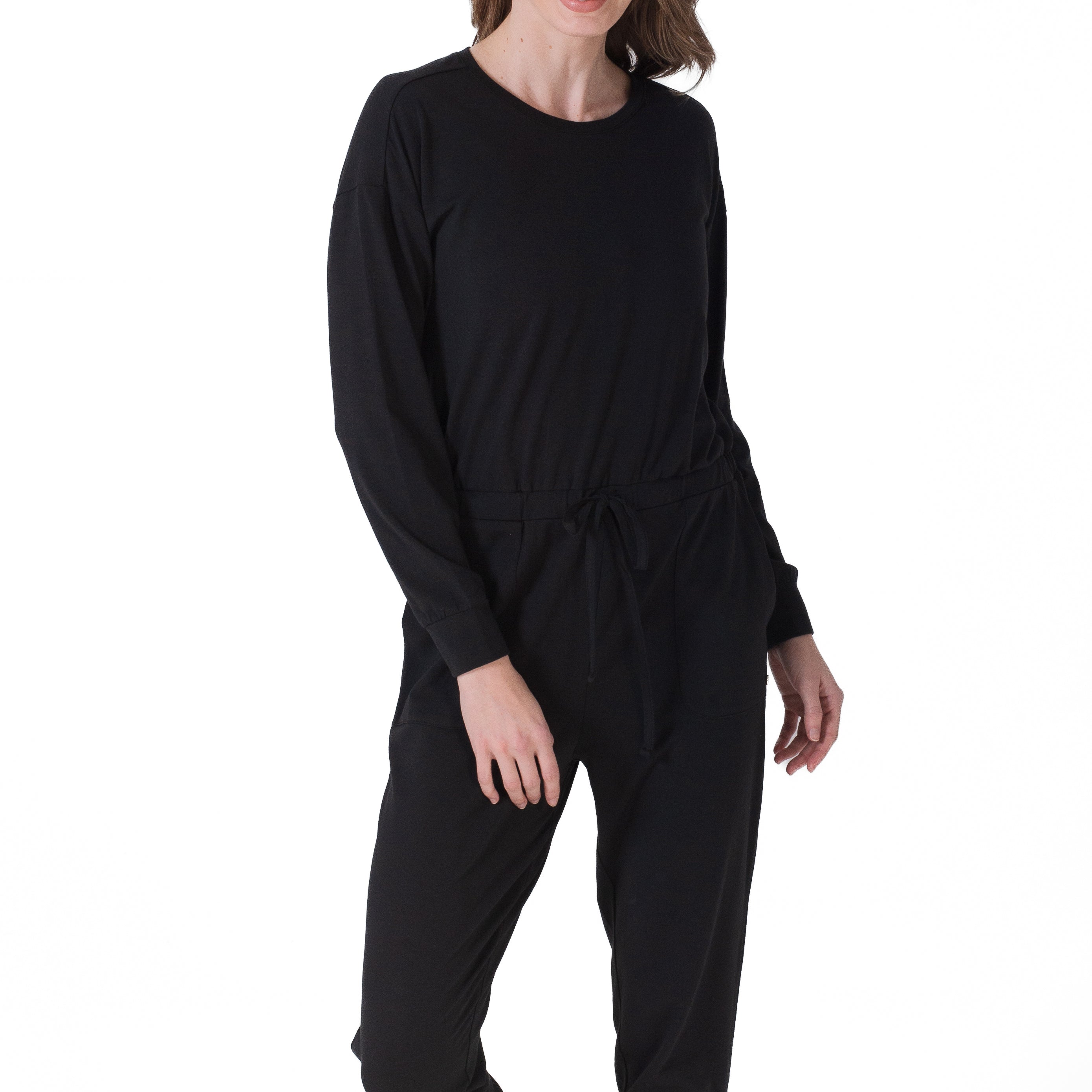 Long Sleeve Jogger Jumpsuit