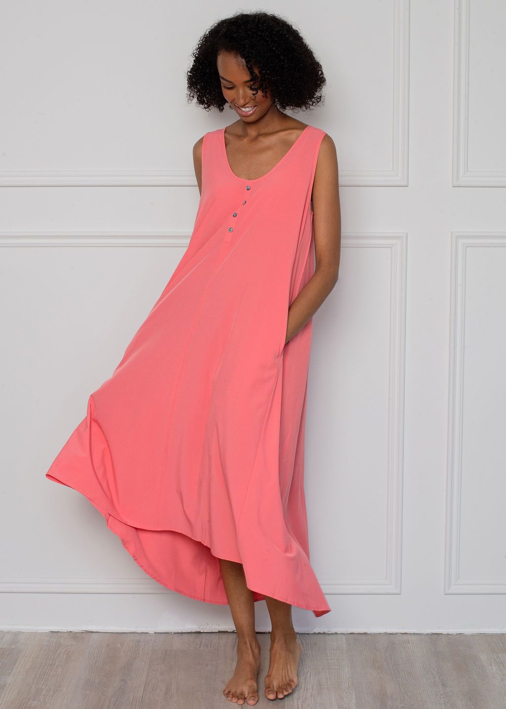 4-WAY STRETCH HIGH LOW DRESS - LATTELOVE Co.