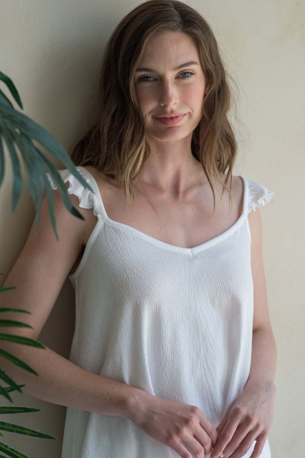 RUFFLED CAMI & SHORT SET