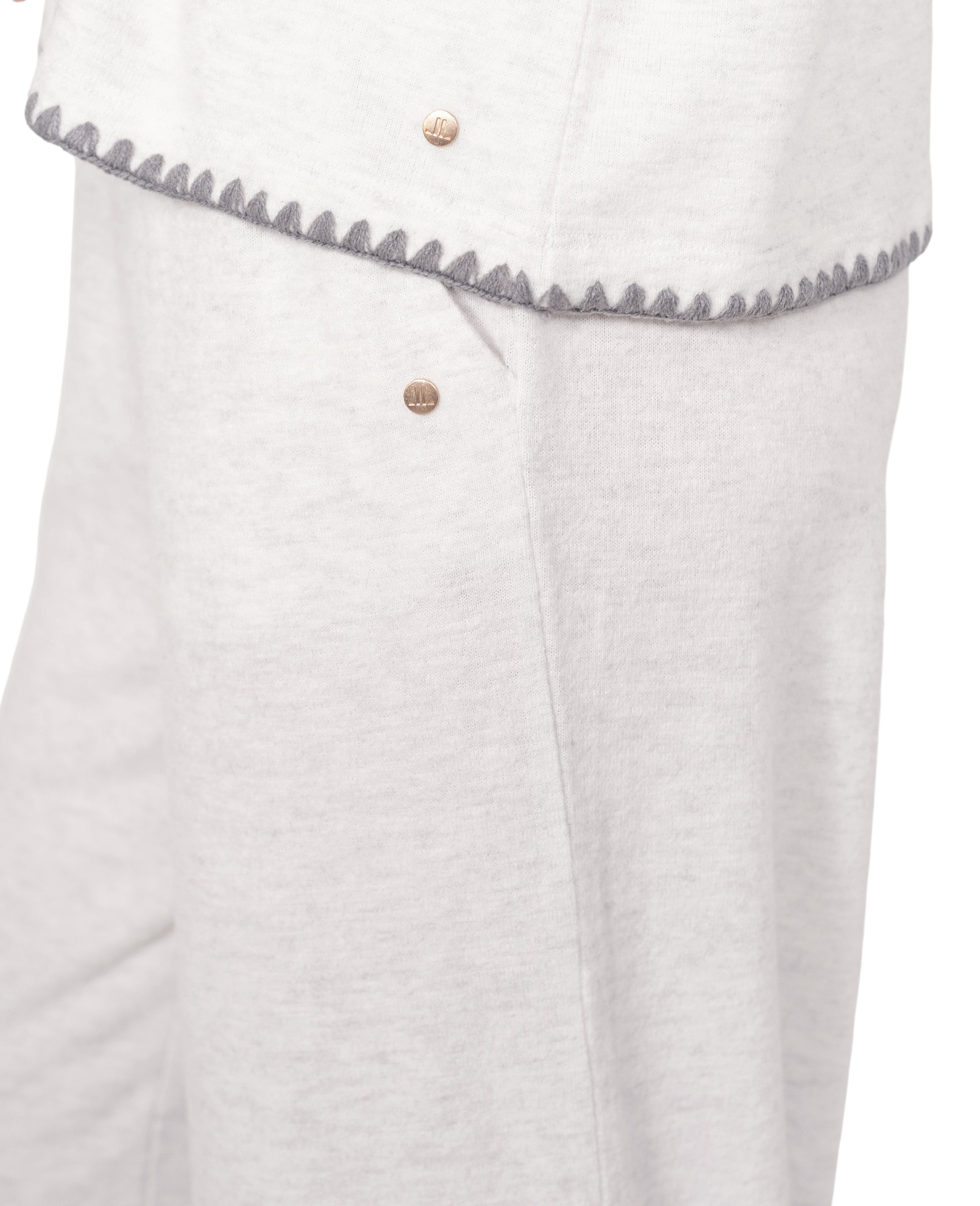 Brushed Blanket Stitch Lounge Tee