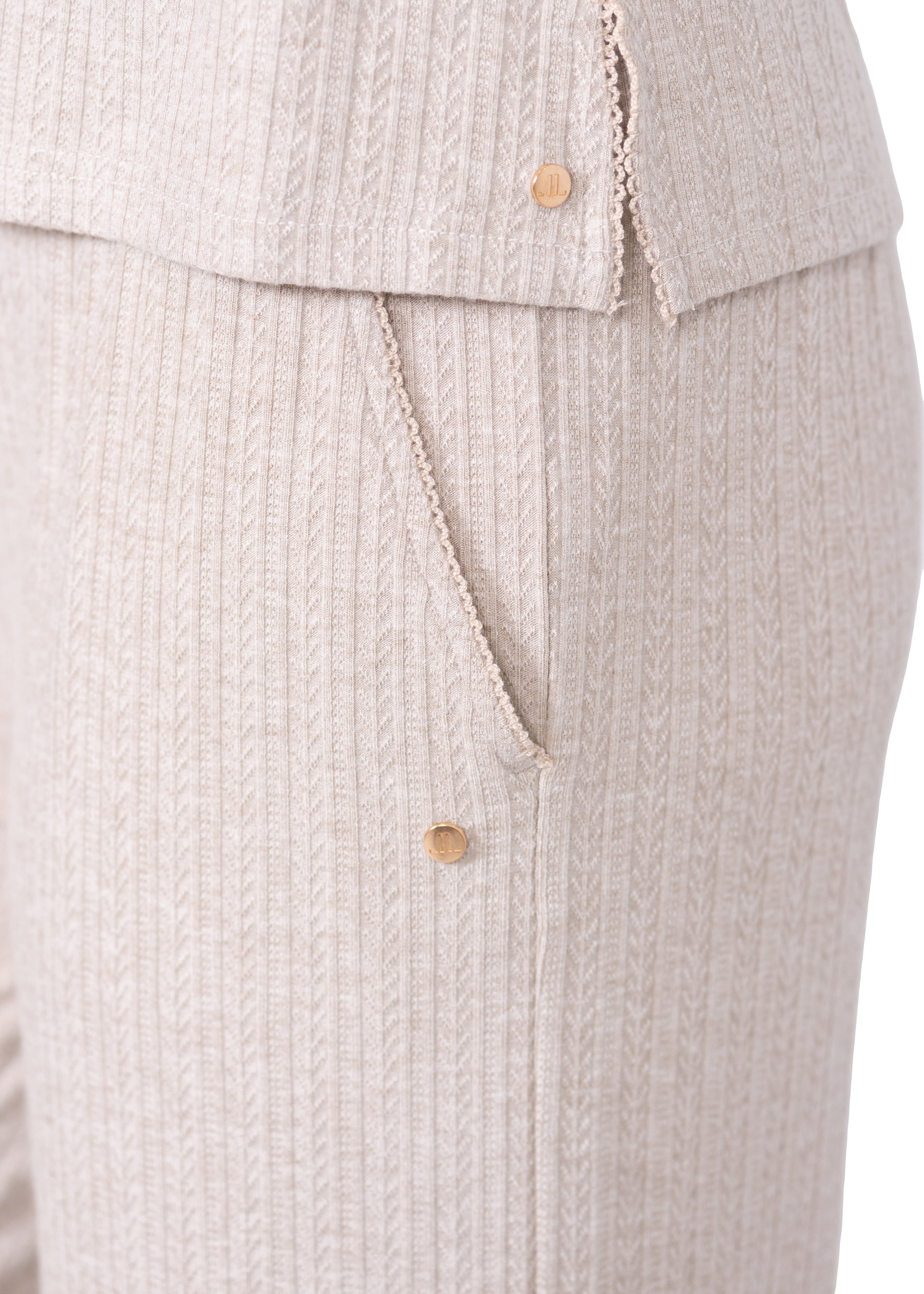 Recycled Pointelle Knit Lounge Set