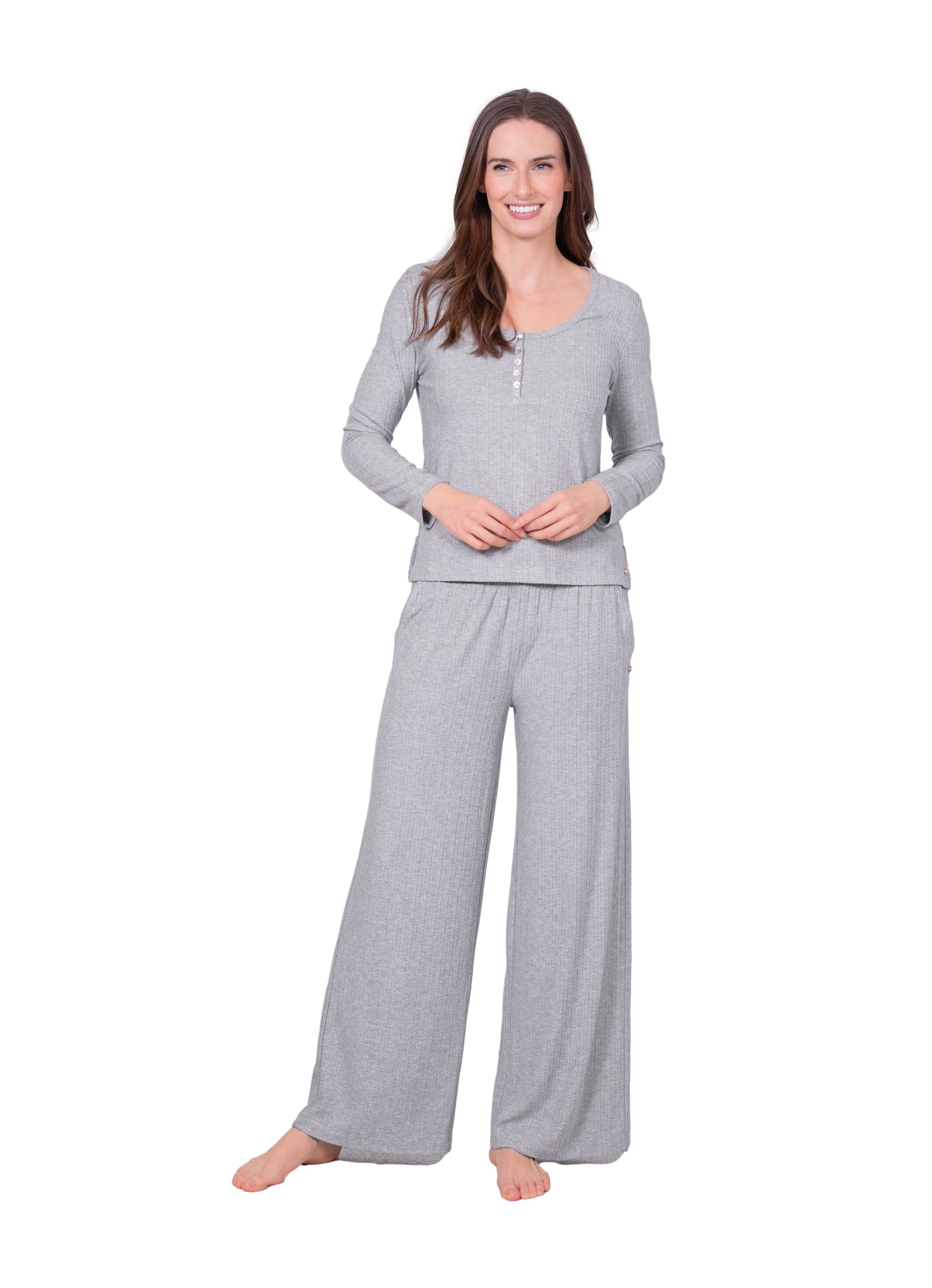 Recycled Pointelle Knit Lounge Set