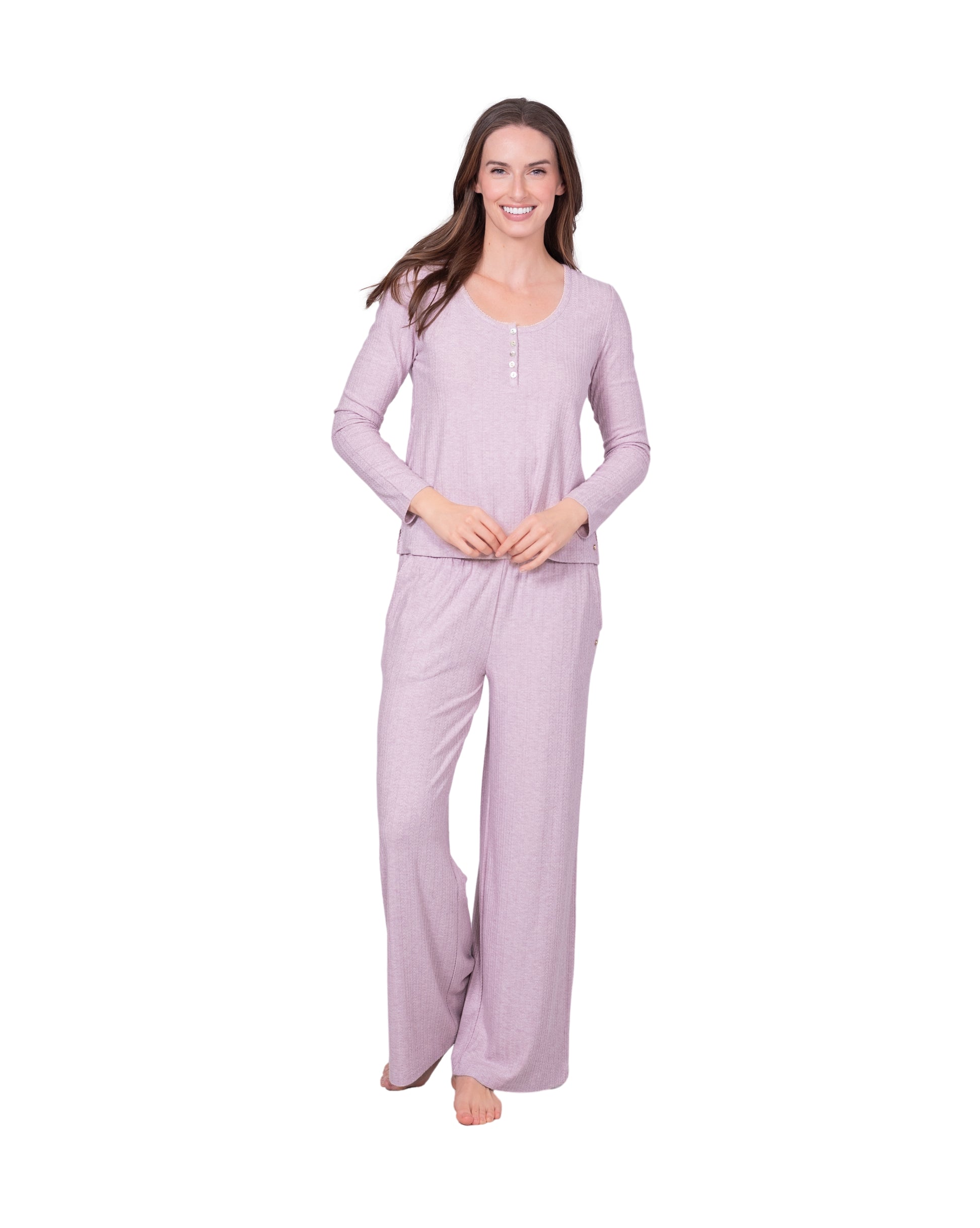 Recycled Pointelle Knit Lounge Set