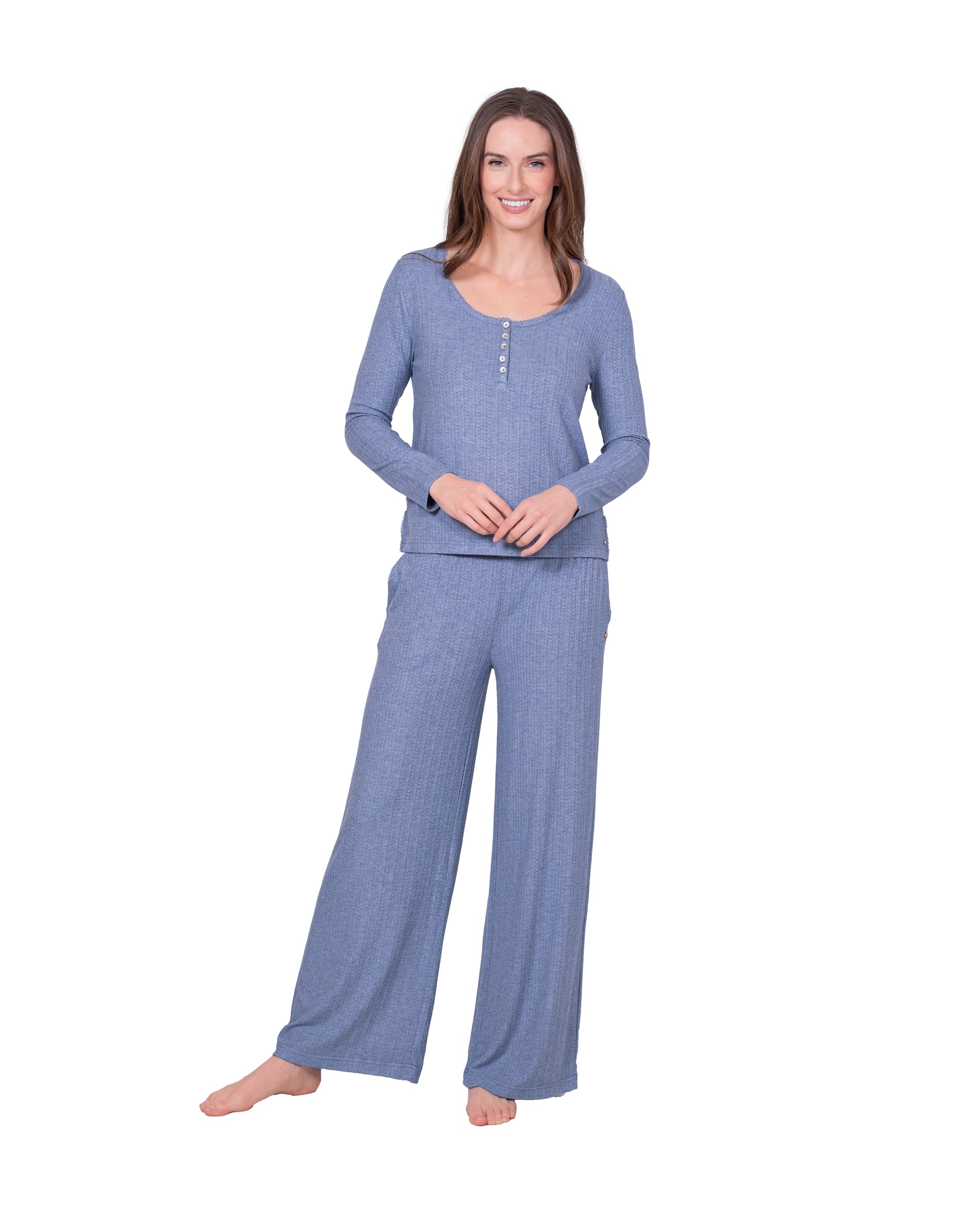 Recycled Pointelle Knit Lounge Set