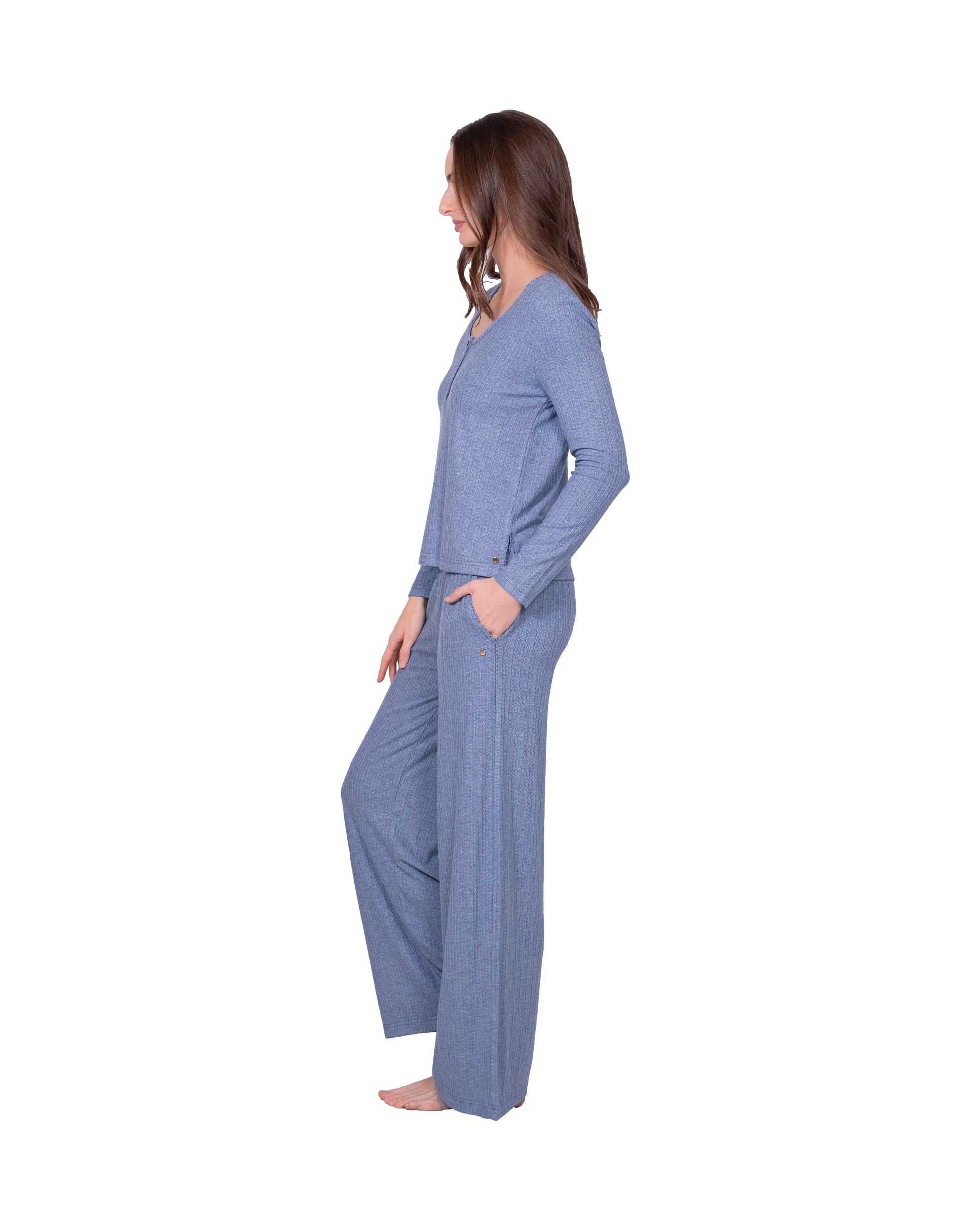 Recycled Pointelle Knit Lounge Set